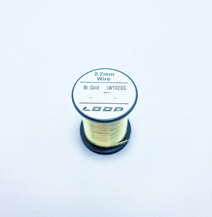 LOOP fly tying wire rib - gold