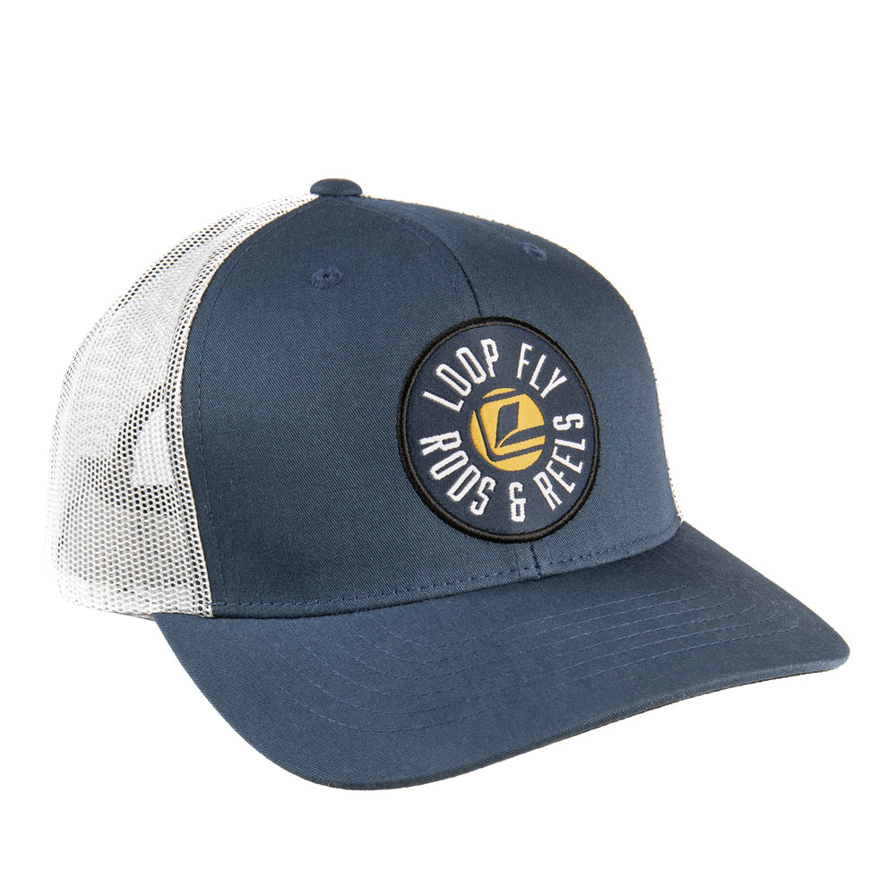 Fly Rods &amp; Reels Cap, Navy/Silver